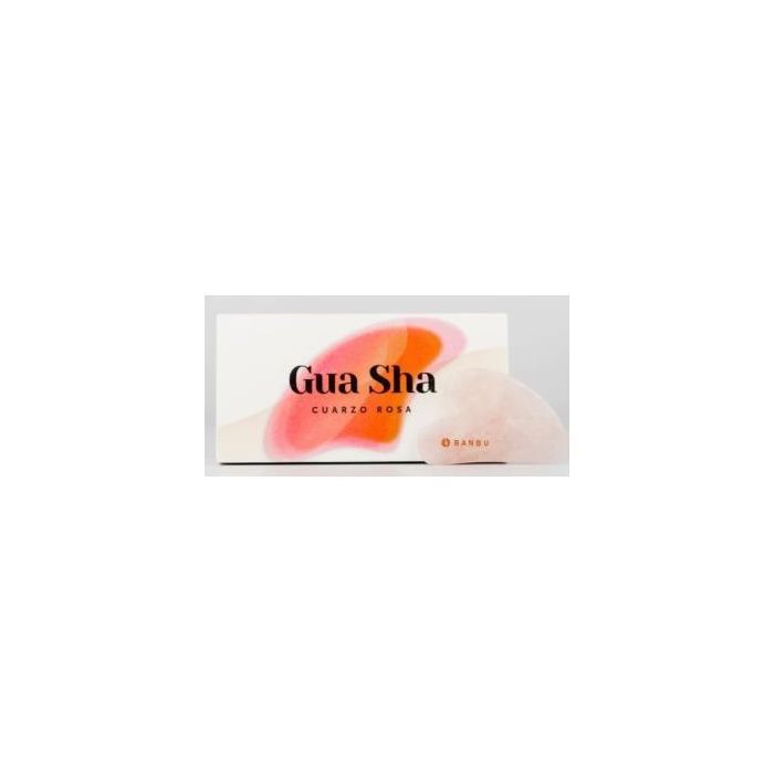 BANBU Gua Sha Cuarzo Rosa Natural Masajeador Facial Antienvejecimiento Relajante, mejora Circulación y reduce Hinchazón