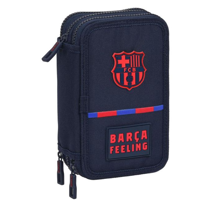 Estuche Escolar con Accesorios F.C. Barcelona 12.5 x 20.5 x 6 cm (41 Piezas) 4