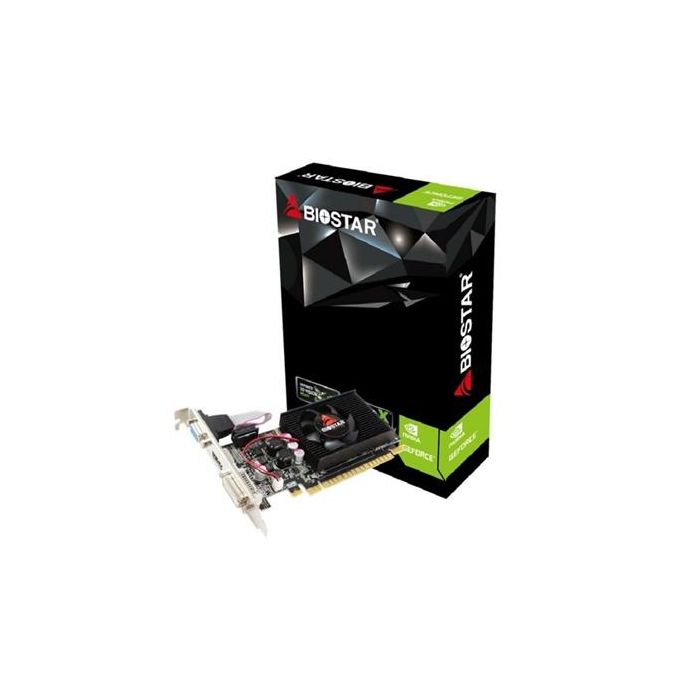 Biostar Tarjeta Gráfica Nvidia GT 210 1GB DDR3 HDMI D-SUB DVI PCI Express 2.0 Biostar Tarjeta Gráfica Nvidia GT 210 1GB DDR3 HDMI D-SUB DVI PCI Express 2.0