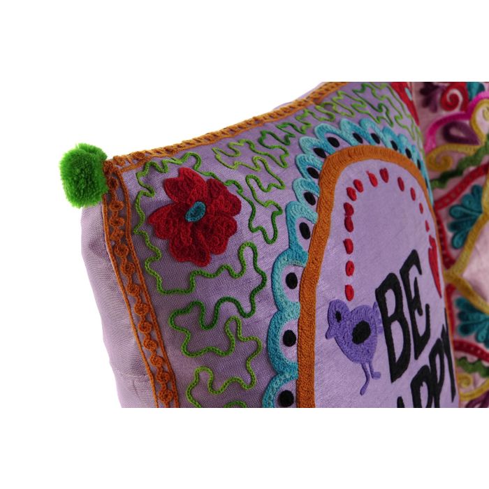 Cojin Indio DKD Home Decor Multicolor 10 x 40 x 40 cm (4 Unidades) 1 Cojin Indio DKD Home Decor Multicolor 10 x 40 x 40 cm (4 Unidades) 1