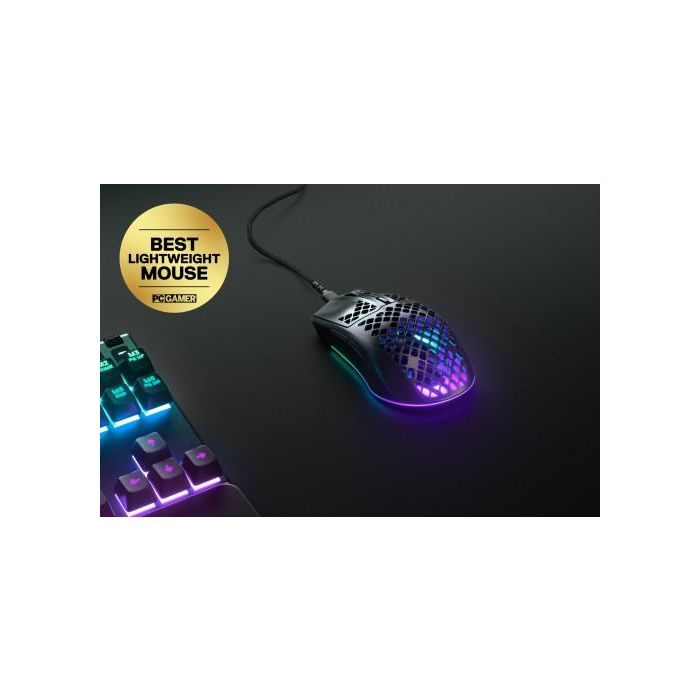 SteelSeries Aerox 3 Ratón Gaming 8500 DPI USB Tipo C Óptico 6 Botones Negro - 62611 4 SteelSeries Aerox 3 Ratón Gaming 8500 DPI USB Tipo C Óptico 6 Botones Negro - 62611 4