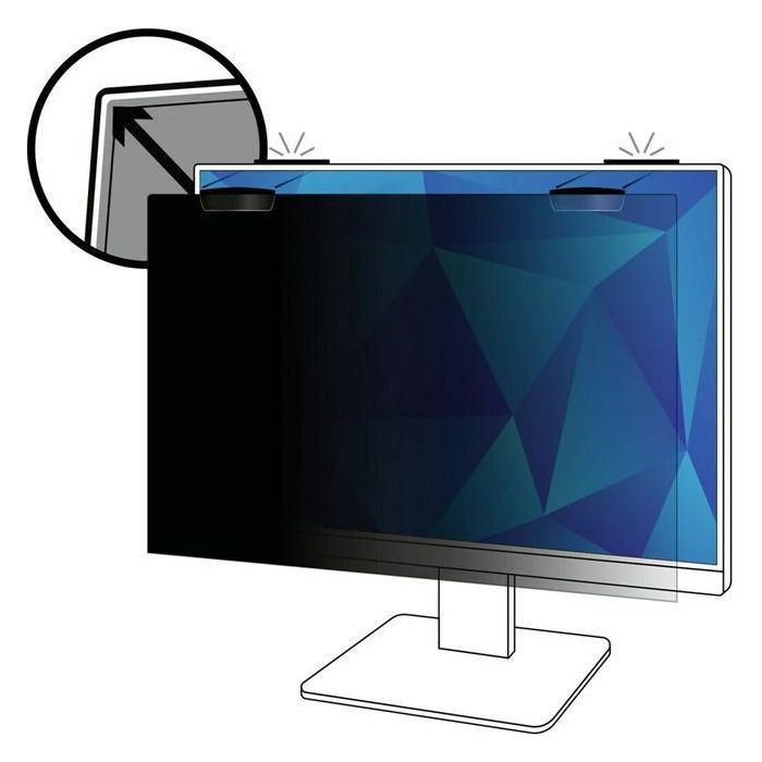 3M Privacy Filter for 25in Full Screen Monitor with COMPLY™ Magnetic Attach, 16:10, PF250W1EM 3M Privacy Filter for 25in Full Screen Monitor with COMPLY™ Magnetic Attach, 16:10, PF250W1EM