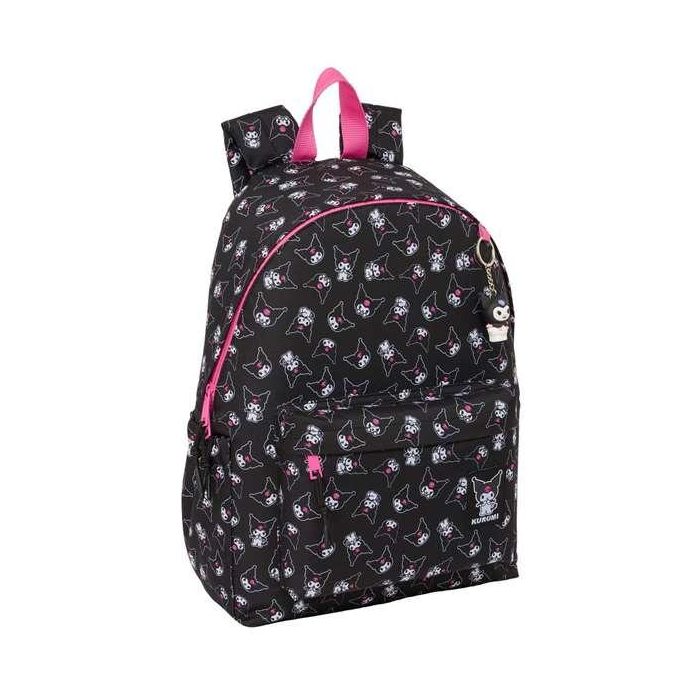 Safta Mochila para Portátil 14.1 pulgadas Kuromi. Medidas: Largo 430 mm, Ancho 310 mm, Fondo 130 mm. Safta Mochila para Portátil 14.1 pulgadas Kuromi. Medidas: Largo 430 mm, Ancho 310 mm, Fondo 130 mm.
