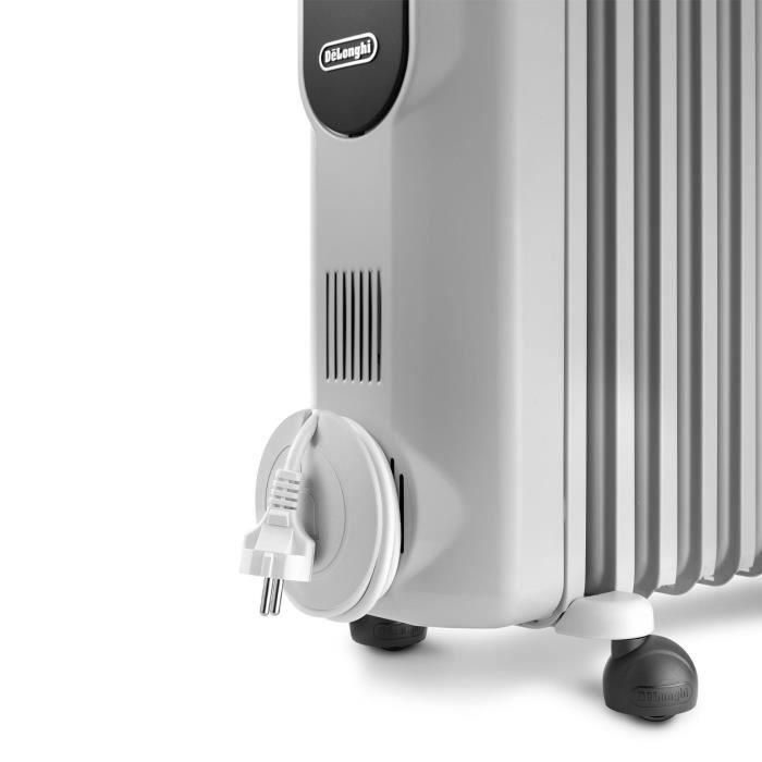 Radiador de aceite - DELONGHI - 1500 W - Hasta 45 m² - Móvil - Función antihielo - Gris 3 Radiador de aceite - DELONGHI - 1500 W - Hasta 45 m² - Móvil - Función antihielo - Gris 3