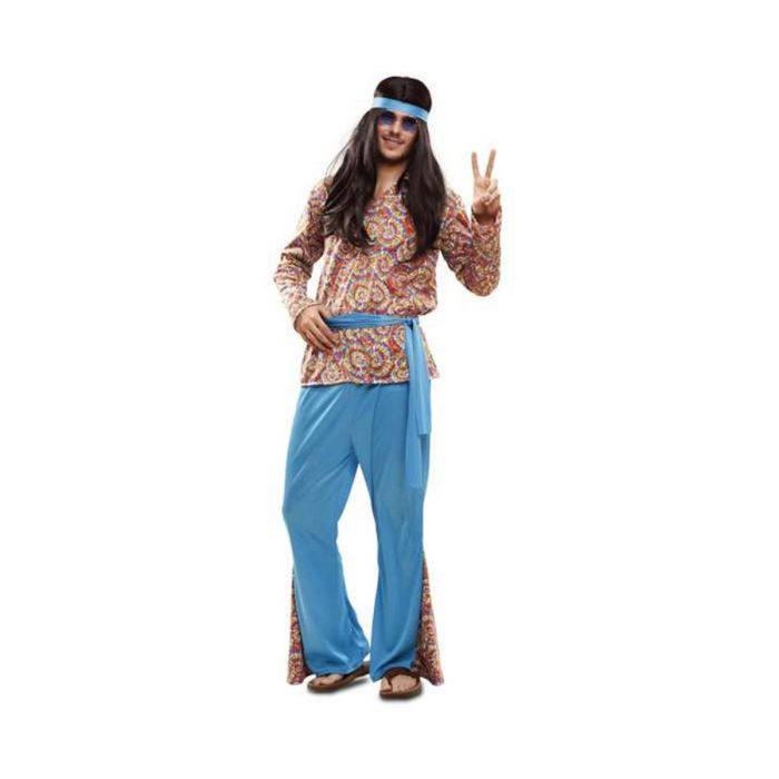 Disfraz adulto psychedelic hippie talla m-l 0 Disfraz adulto psychedelic hippie talla m-l 0