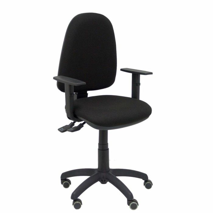 Piqueras y Crespo Silla de Oficina Ayna S Ergonómica, Regulable en Altura, Brazos Regulables, Ruedas, Tejido Bali Negro Piqueras y Crespo Silla de Oficina Ayna S Ergonómica, Regulable en Altura, Brazos Regulables, Ruedas, Tejido Bali Negro