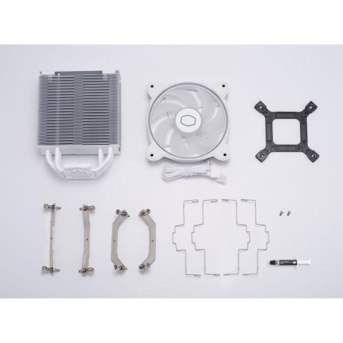 COOLER MASTER - Hyper 212 Halo White ARGB - Enfriador - TDP 180w - 120 mm 3 COOLER MASTER - Hyper 212 Halo White ARGB - Enfriador - TDP 180w - 120 mm 3