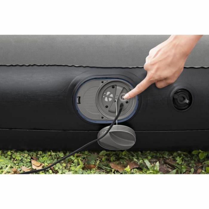 Bestway 671BS Colchón hinchable Tritech Queen para 2 personas con bomba USB integrada, medidas 2,03m x 1,52m x 30cm de altura 2 Bestway 671BS Colchón hinchable Tritech Queen para 2 personas con bomba USB integrada, medidas 2,03m x 1,52m x 30cm de altura 2