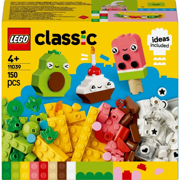 LEGO 11039 Classic Amigos Nutritivos Creativos Set de Construcción de Ladrillos para Niños +4 Años: Crea Alimentos