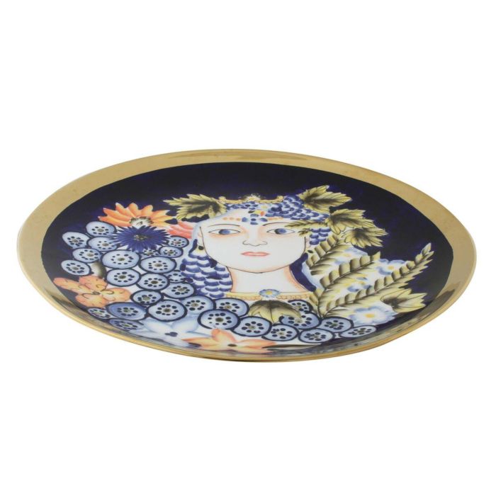 DKD Home Decor Centro Mesa Shabby Margot Porcelana Multicolor Azul con Cara 42x4x42cm 4 DKD Home Decor Centro Mesa Shabby Margot Porcelana Multicolor Azul con Cara 42x4x42cm 4