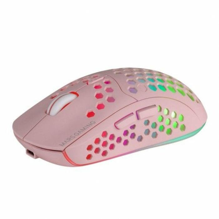 Ratón Gaming Mars Gaming Rosa 3200 DPI 3