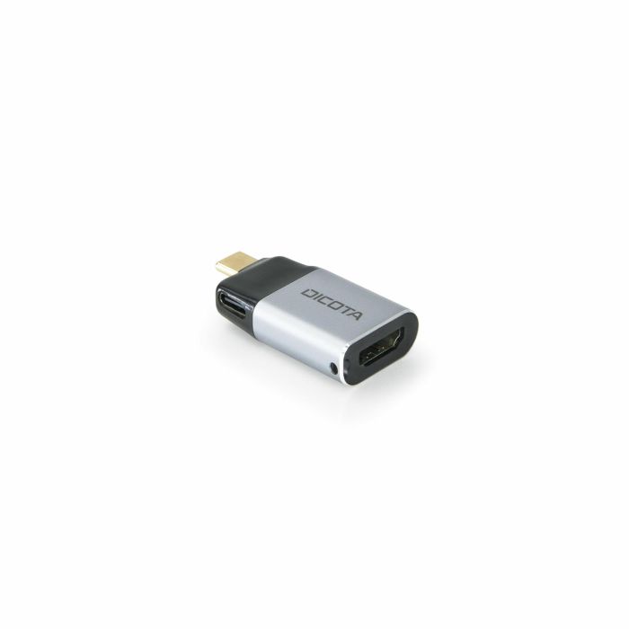 Dicota USB-C to HDMI Mini Adapter with PD (4k/100W) silver 2