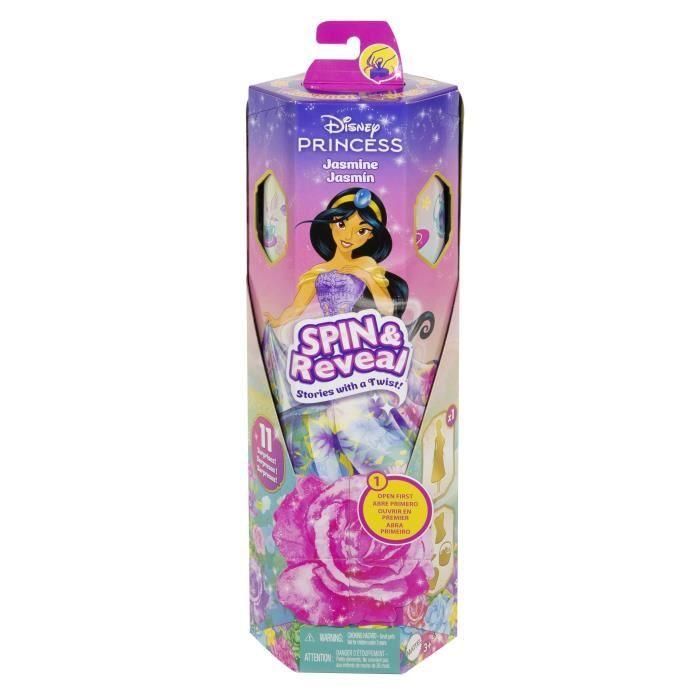 Muñeca Jasmine Spin & Reveal Hxc23 Disney Princess 1