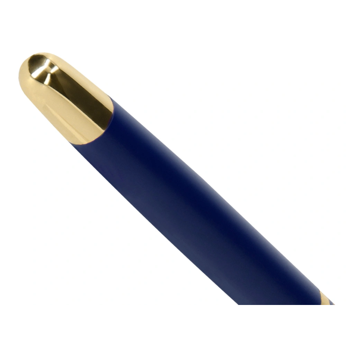 Belius Soiree Boligrafo y Estuche Color Azul Marino y Dorado Tinta Azul Punta 0,8 mm en Caja de Diseño Art Deco Elegante 10