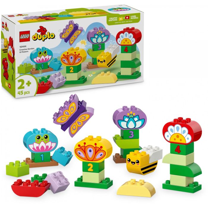 LEGO 10444 DUPLO Mi Ciudad Jardín y Flores Creativas | Juguete de Construcción para Apilar con 45 Ladrillos para Niños +2 años 2 LEGO 10444 DUPLO Mi Ciudad Jardín y Flores Creativas | Juguete de Construcción para Apilar con 45 Ladrillos para Niños +2 años 2