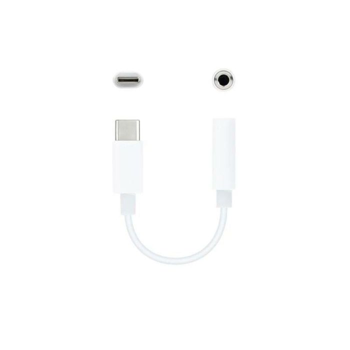 Adaptador USB-C a Jack 3.5 mm NANOCABLE 10.24.1205-W Blanco (1 unidad) 2 Adaptador USB-C a Jack 3.5 mm NANOCABLE 10.24.1205-W Blanco (1 unidad) 2