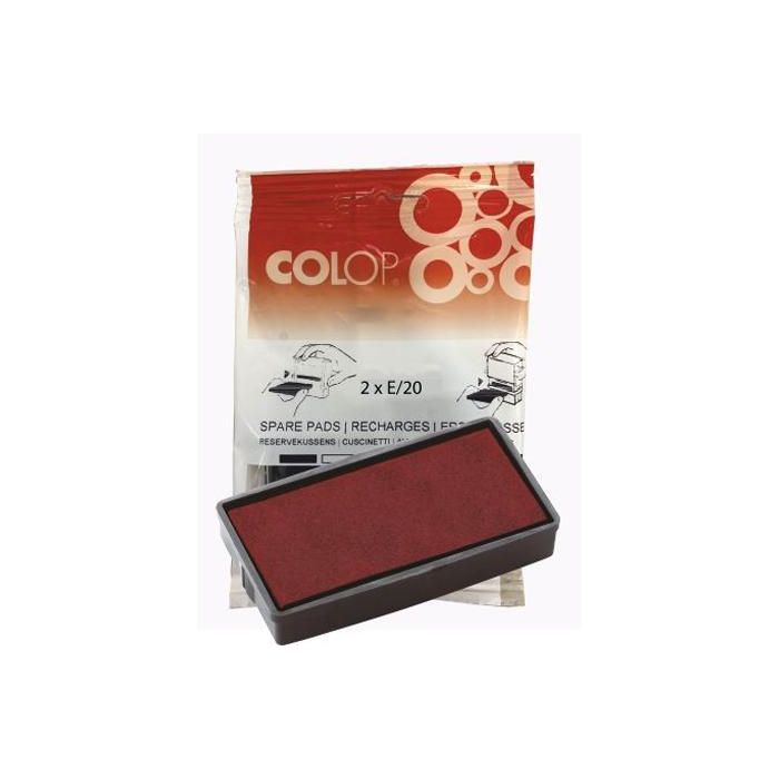 Colop Almohadilla E-20 Rojo Blister -2U- Colop Almohadilla E-20 Rojo Blister -2U-