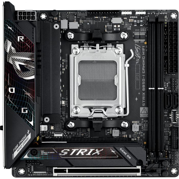 ASUS ROG STRIX B850-I Gaming WiFi Placa Base, AMD B850, Socket AM5, DDR5, WiFi 7, Bluetooth 5.4 1