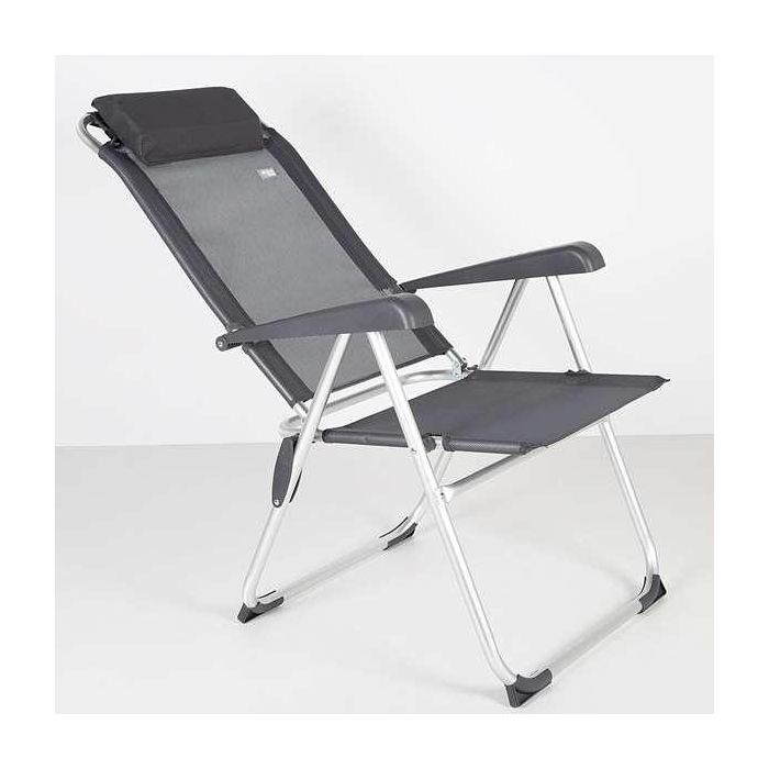 Silla camping aluminio reclinable 5 posiciones 44x55x101cm 5 Silla camping aluminio reclinable 5 posiciones 44x55x101cm 5