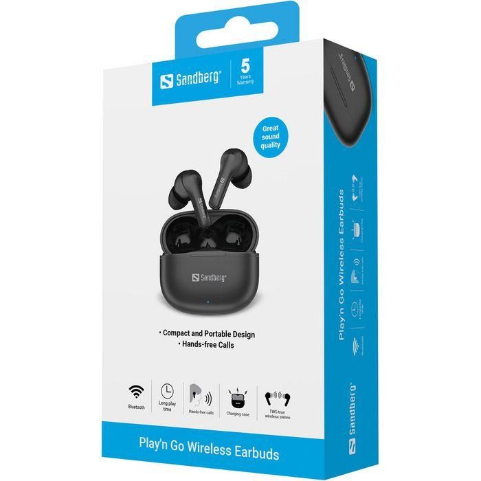 Sandberg Play'n Go Wireless Earbuds 3 Sandberg Play'n Go Wireless Earbuds 3