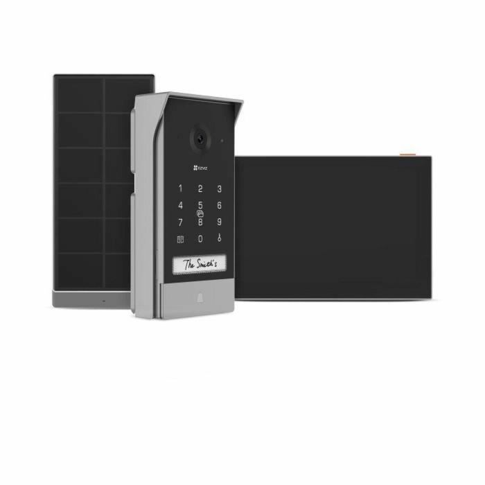 EZVIZ CS-EP7 Videoportero 7" 1024x600 Pixeles, Visión Nocturna 6m, IP65, Negro/Plata 2