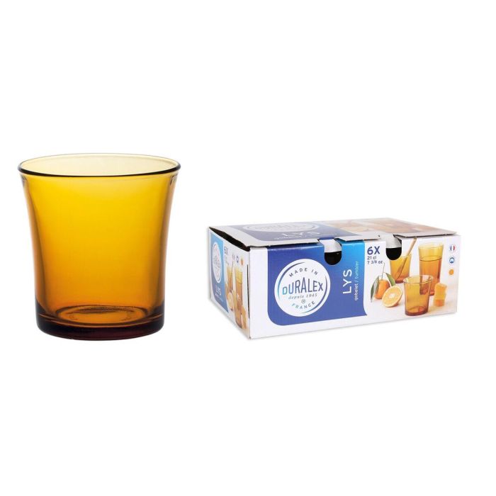 Set de 6 Vasos Lys Ambar 21 cl - Duralex (12 Cajas) Set de 6 Vasos Lys Ambar 21 cl - Duralex (12 Cajas)