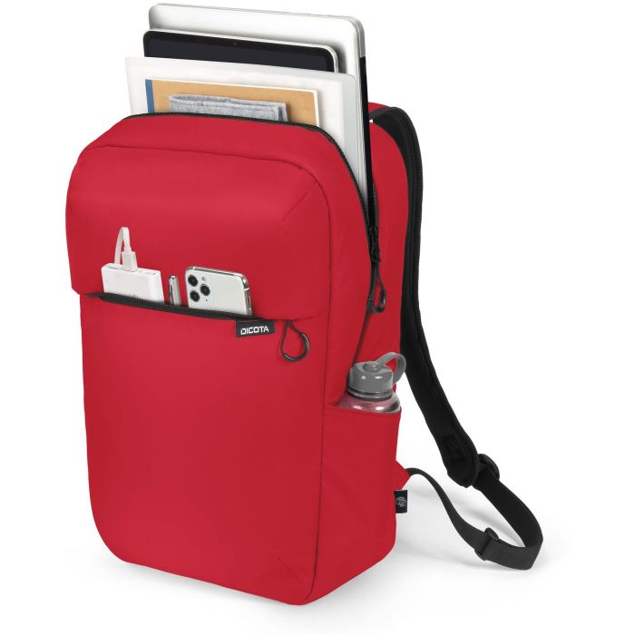 Mochila para Portátil Dicota D32121-RPET Rojo 2 Mochila para Portátil Dicota D32121-RPET Rojo 2