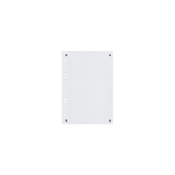 Oxford Collegeblock A5+ 80 Blatt kariert Rand Links 8