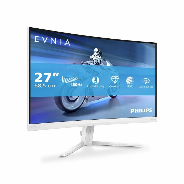 Philips 27M2C5501 Monitor Curvo de 27" Quad HD Fast VA 180Hz 1ms para Gaming Blanco 10
