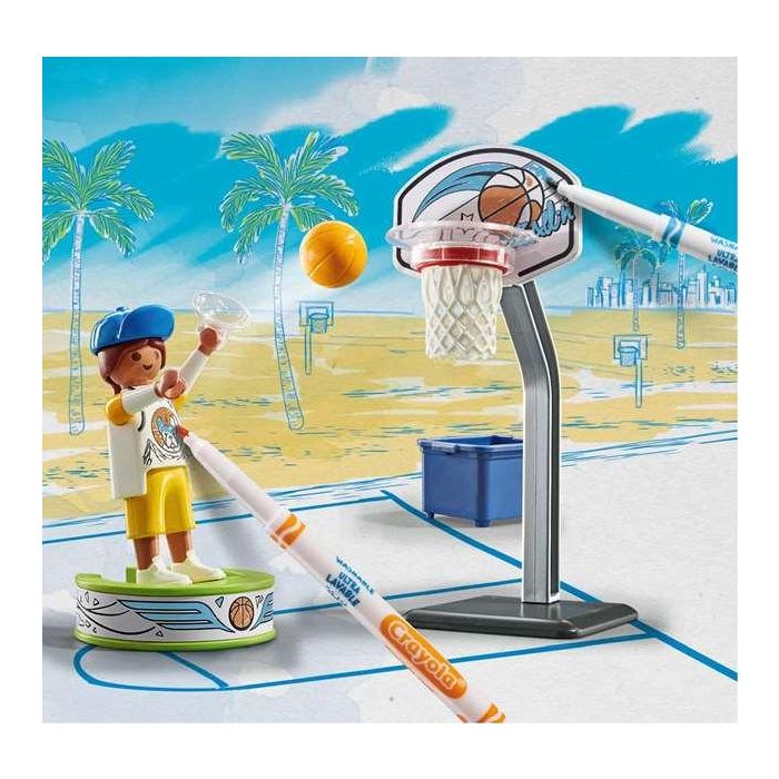Skater con baloncesto playmobil color 4 Skater con baloncesto playmobil color 4