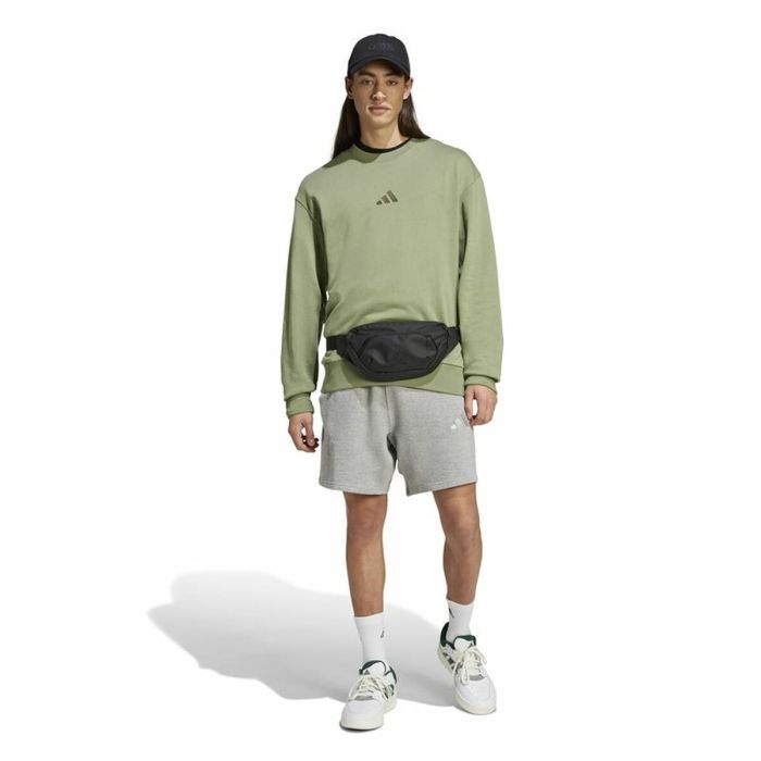 Sudadera sin Capucha Hombre Adidas All Szn French Terry Crew Verde L 2 Sudadera sin Capucha Hombre Adidas All Szn French Terry Crew Verde L 2