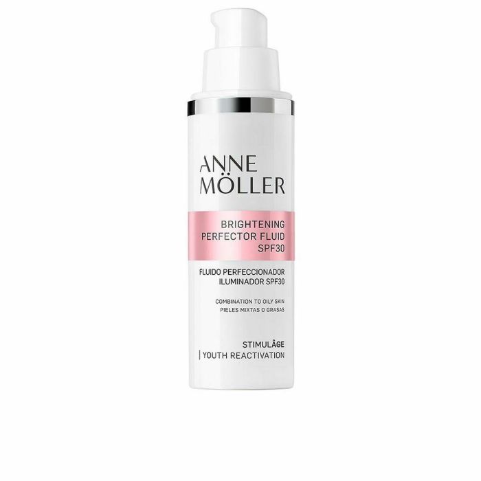 Anne Möller STIMULÂGE Fluido Despigmentante Antimanchas SPF30 con Ácido Propanoico Piel Luminosa Día 50 ml