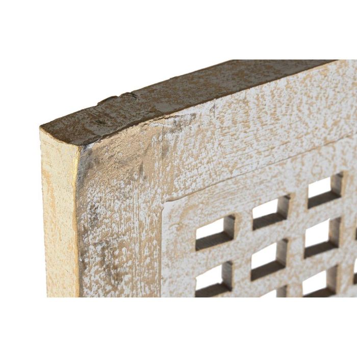 Biombo DKD Home Decor Blanco Madera de mango Madera MDF 150 x 2 x 180 cm 2