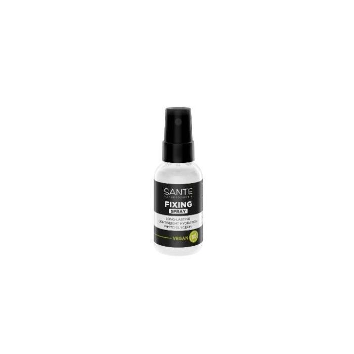 SANTE NATURKOSMETIK Spray Fijador Maquillaje 50 ml con Aloe Vera Bio y Glicerina Vegetal Vegano