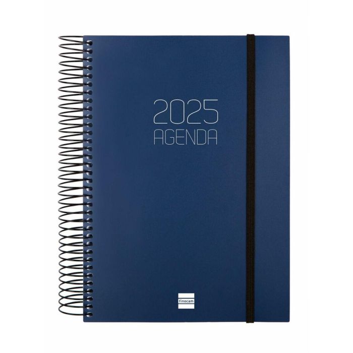 Agenda Finocam OPAQUE Azul A5 15,5 x 21,2 cm 2025 1