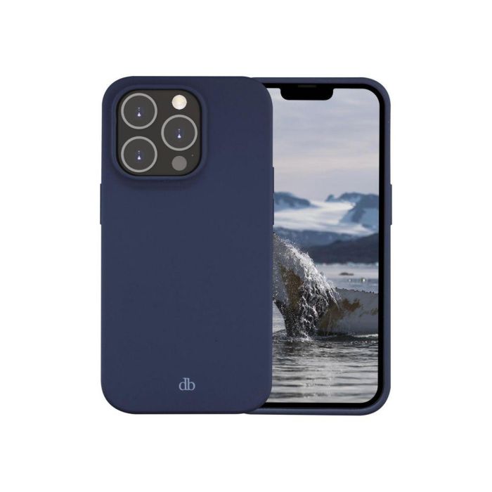 dbramante1928 Funda Greenland iPhone 14 Pro Pacific Blue – Plástico Reciclado y Reciclable, Protección Impactos