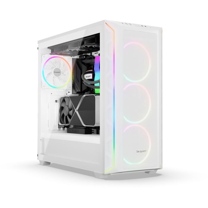 Be Quiet! SHADOW BASE 800 FX White Midi Tower ATX EATX Micro ATX Mini-ITX Iluminación Multi Acero Vidrio Templado ABS 5 Be Quiet! SHADOW BASE 800 FX White Midi Tower ATX EATX Micro ATX Mini-ITX Iluminación Multi Acero Vidrio Templado ABS 5