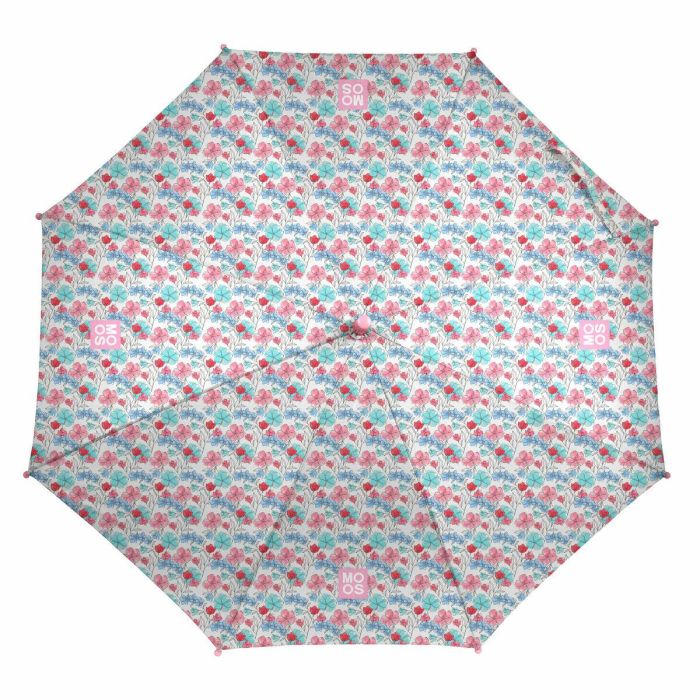 Paraguas Moos Flores Multicolor Ø 86 cm 1
