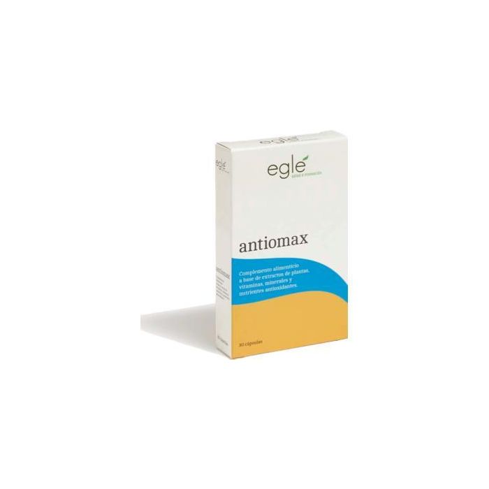 Antiomax Antioxidante Potente con Vitaminas, Minerales y Extractos para Protección Celular y Bienestar General 30 Cápsulas