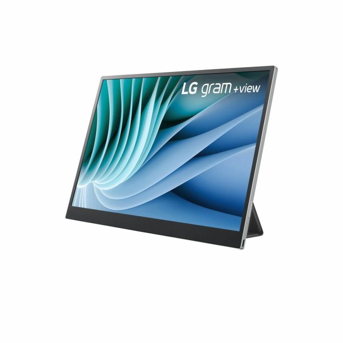 LG 16MR70 Monitor Portátil 16" WQXGA IPS DCI-P3 99% para portátil/móvil USB-C, 670g, Giro automático Negro/Plata 2