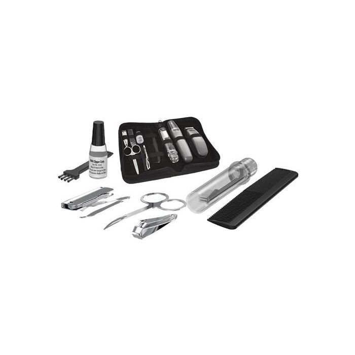 Wahl 9962-1816 Cortabarbas + Recortadora de Nariz, Orejas y Cejas Travel Kit 2