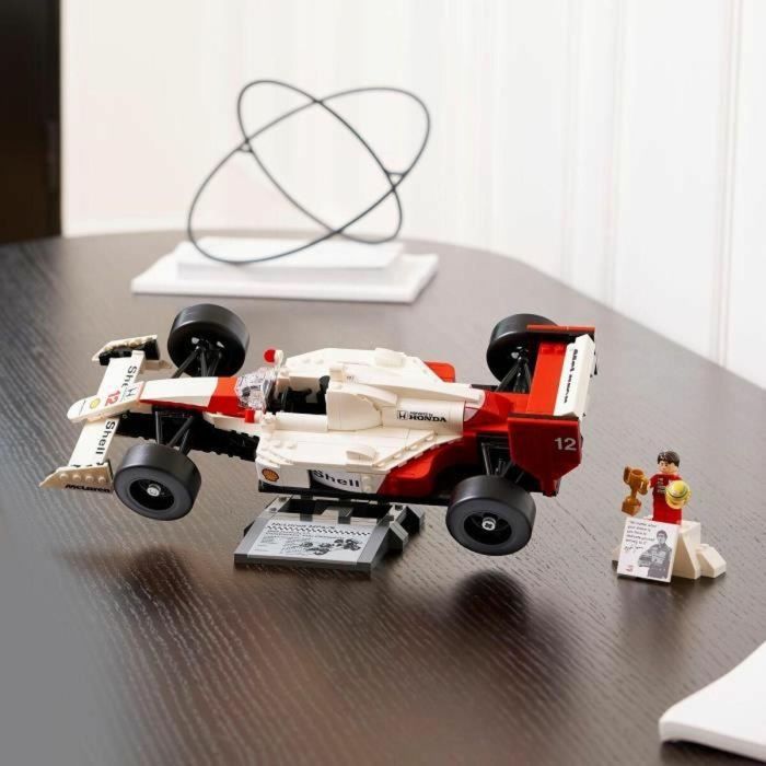 LEGO 10330 Icons McLaren MP4/4 y Ayrton Senna, Set de Maquetas de Coches para Adultos 4
