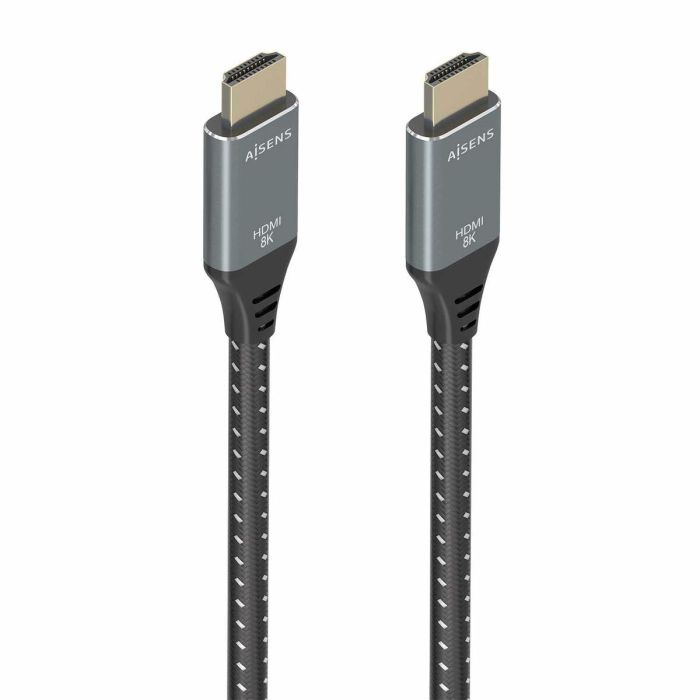 AISENS - CABLE HDMI V2.1 ULTRA ALTA VELOCIDAD / HEC 8K@60HZ 48GBPS, A/M-A/M, GRIS/NEGRO, 10M 6 AISENS - CABLE HDMI V2.1 ULTRA ALTA VELOCIDAD / HEC 8K@60HZ 48GBPS, A/M-A/M, GRIS/NEGRO, 10M 6