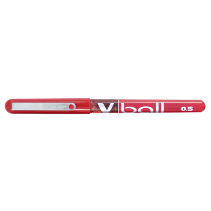 Pilot Rotulador Roller V-Ball Rojo 0.5 mm Trazo 0.3 mm 2