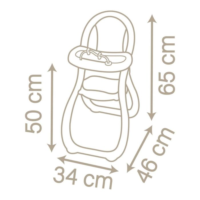 Smoby Baby Nurse Trona de Juguete para Muñecas de hasta 42 cm con Accesorios | Material Plástico, Edad Recomendada 18+ Meses 3 Smoby Baby Nurse Trona de Juguete para Muñecas de hasta 42 cm con Accesorios | Material Plástico, Edad Recomendada 18+ Meses 3