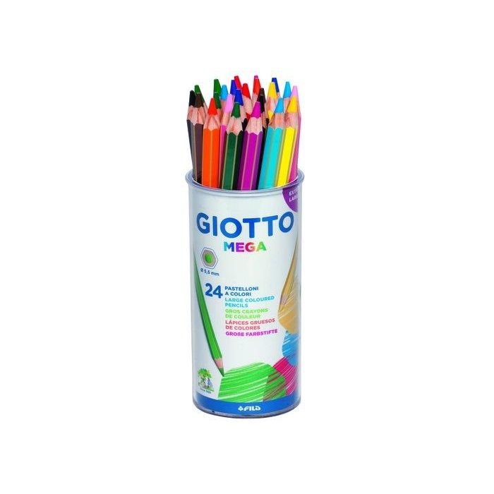 Lapices De Colores Giotto Mega Bote De 24 Lapices De Colores Giotto Mega Bote De 24