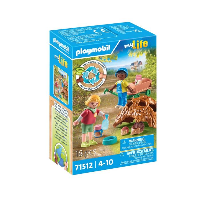 Cuidados De La Familia De Erizos My Life 71512 Playmobil