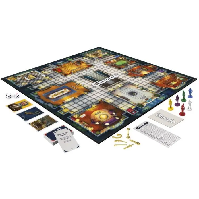 Hasbro Gaming HAS5010994207205 Cluedo Classic Refresh Juego de mesa de reflexión y estrategia Nueva versión 8 años Hasbro Gaming HAS5010994207205 Cluedo Classic Refresh Juego de mesa de reflexión y estrategia Nueva versión 8 años