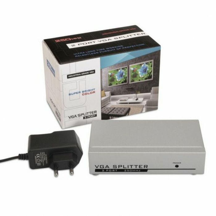 AISENS - SVGA DUPLICADOR PARA 2 MONITORES CON ALIMENTACIoN 1