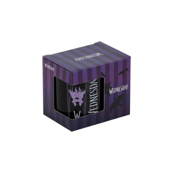 Wednesday Miércoles Taza Cerámica Braid Wednesday Miércoles Negro, 0.35L 2 Wednesday Miércoles Taza Cerámica Braid Wednesday Miércoles Negro, 0.35L 2